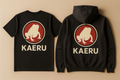Original KAERU LOGO T-Shirt + Hoodie (BLACK)